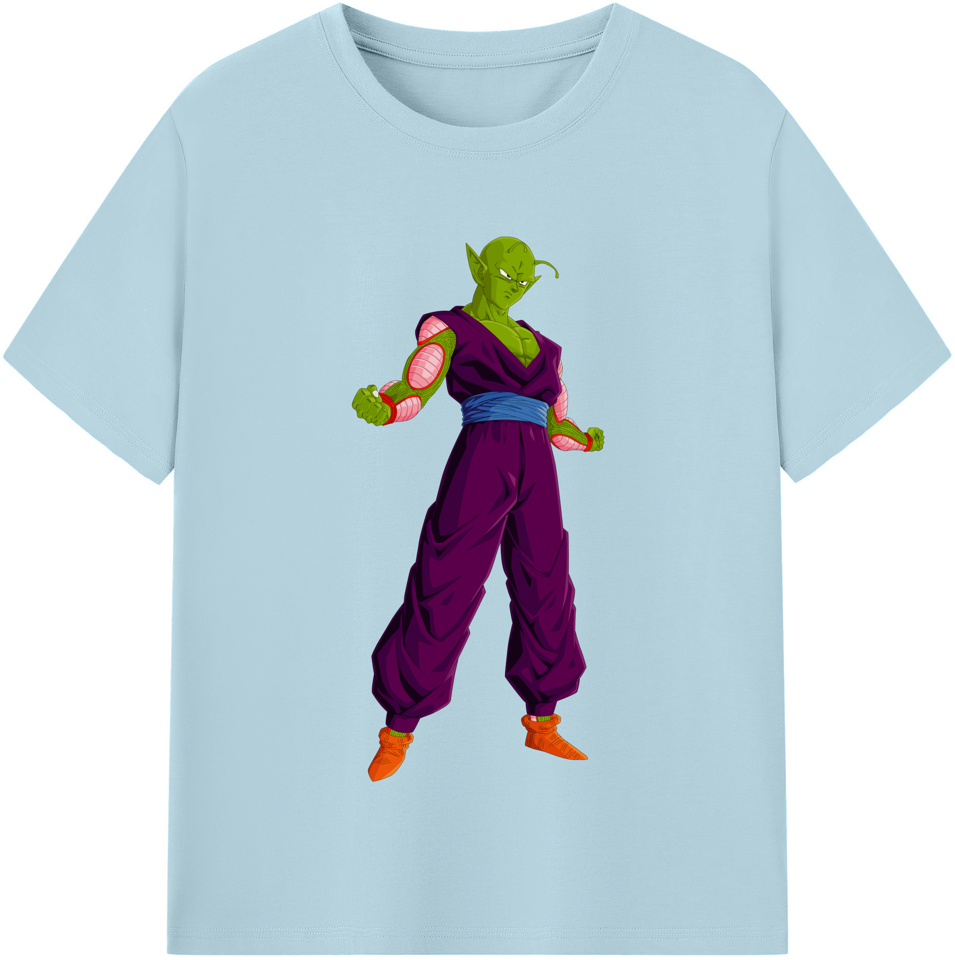 （画像用） ドラゴンボール ピッコロ DRAGON BALL Piccolo 綿100％半袖Tシャツ（フロントプリント）